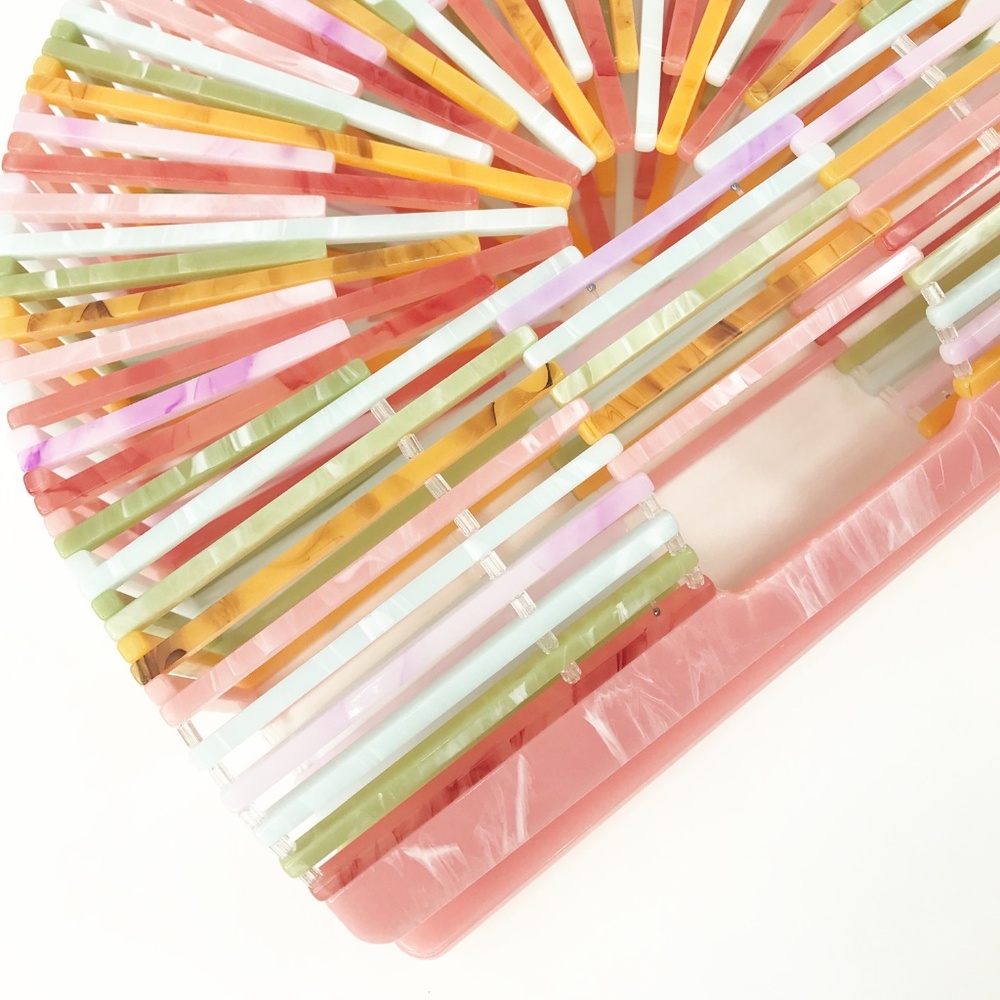 Acrylic Arc Handbag in Pastel - Picture 2 of 8